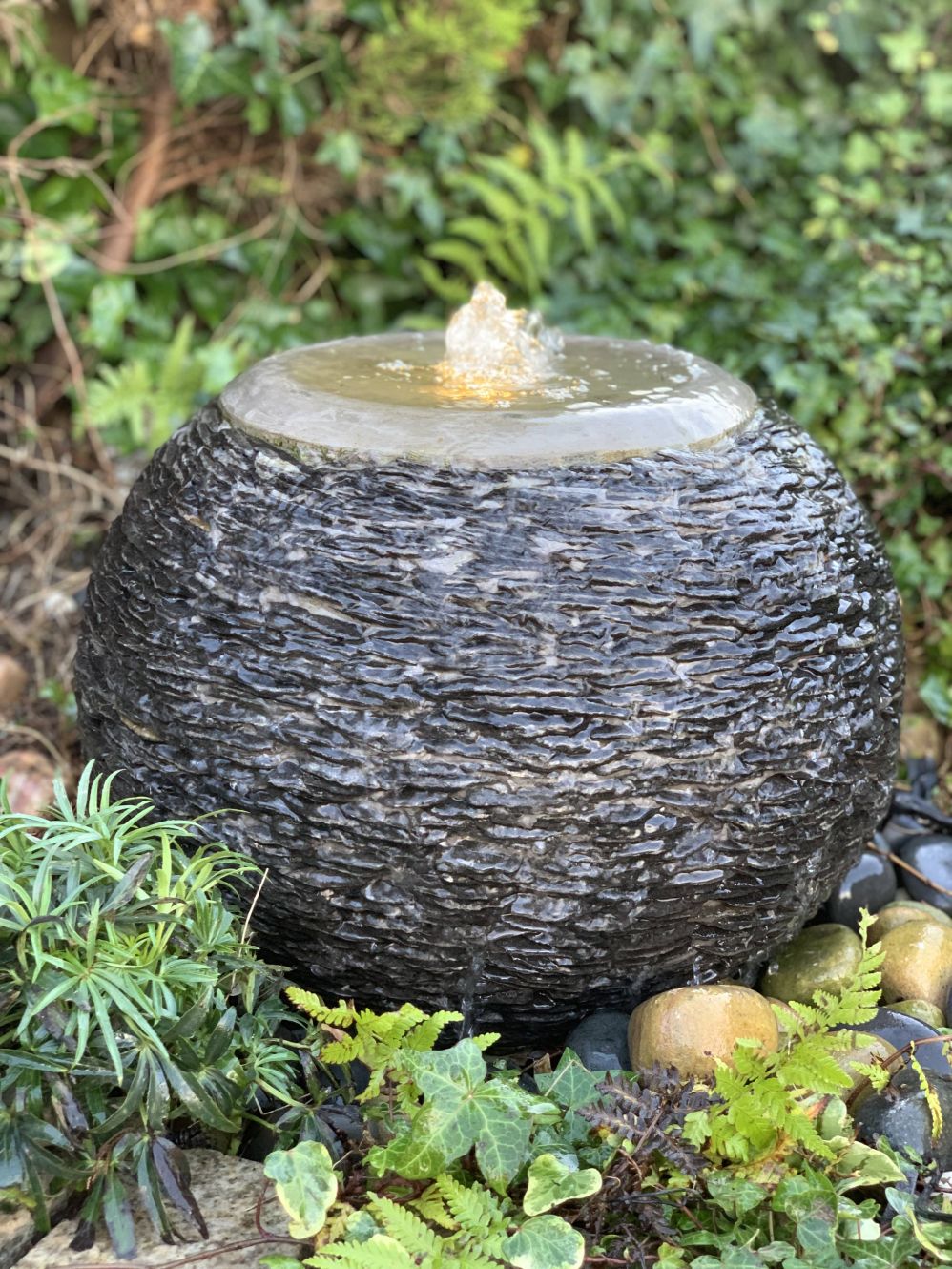 Natural Slate Babbling Arius Water Feature - WaterFeatures