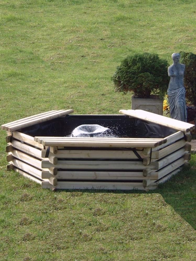 300 Gallon Swedish Deck Pond - Water Features