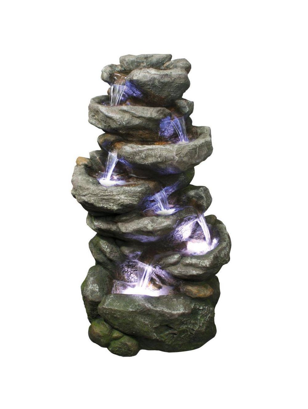 6 Fall Rock Water Feature by Aqua Creations - WaterFeatures