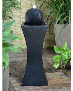 Orba Solar Black Water Feature