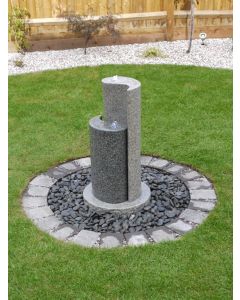 Aqua Yin Yang Granite Water Feature Kit