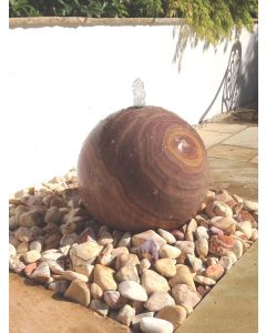 40cm Rainbow Sandstone Sphere Water Feature Kit