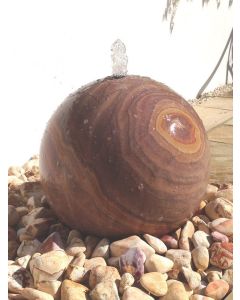 60cm Rainbow Sandstone Sphere Water Feature Kit