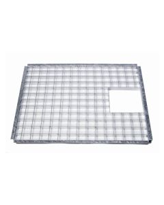 69.5cm x 34cm Rectangular Galvanised Steel Grid