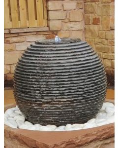 60cm Cascading Limestone Sphere