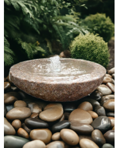 Pink Granite Babbling Bowl