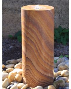 Large Rainbow Sandstone Column Water Feature