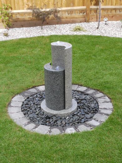 Aqua Yin Yang Granite Water Feature Kit