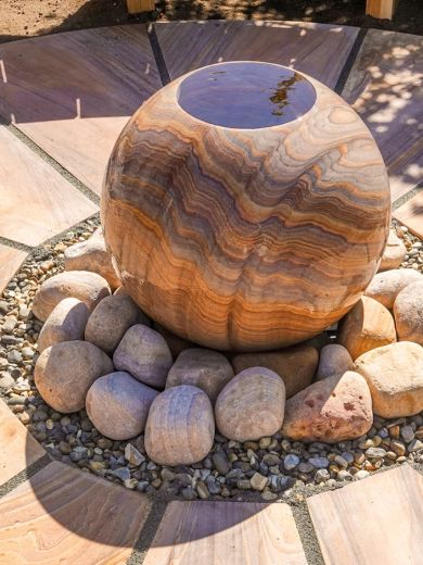 50cm Rainbow Sandstone Infinity Water Feature Kit