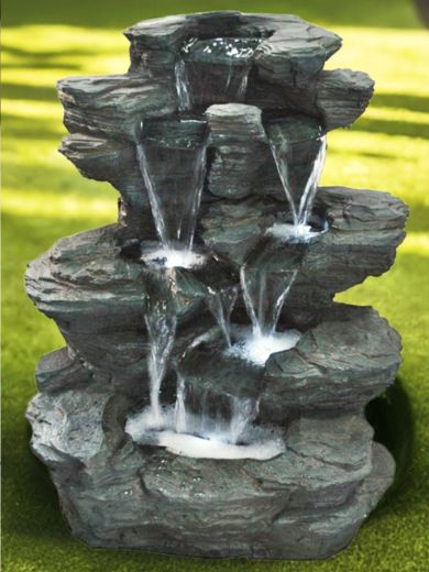 Medium Slate Multi Fall Pine Lake Water Feature