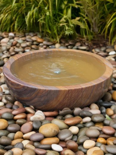 Large Rainbow Sandstone Babbling Bowl Water Feature