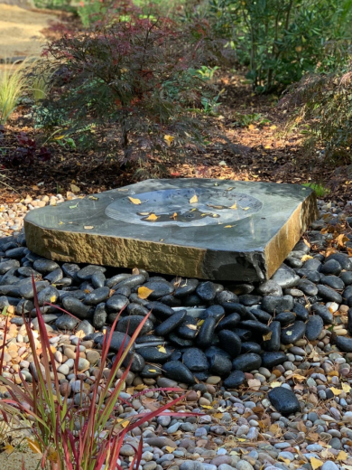 Large Babbling Basalt Fountain