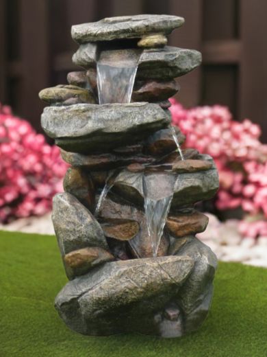 5 Fall Boulder Water Feature