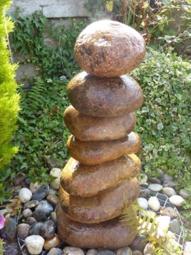 Cascading Pebble Fountain 