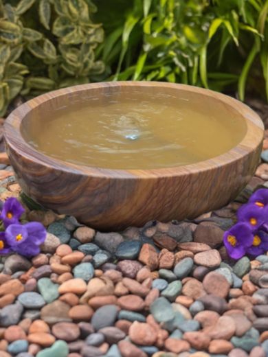 Extra Large Rainbow Sandstone Babbling Bowl Water Feature