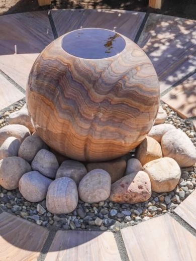 50cm Sandstone Infinity Water Feature Kit