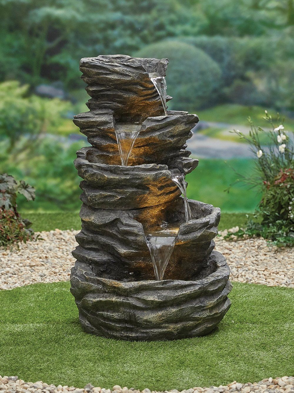 Eight Pool Rock Water Feature - WaterFeatures.com